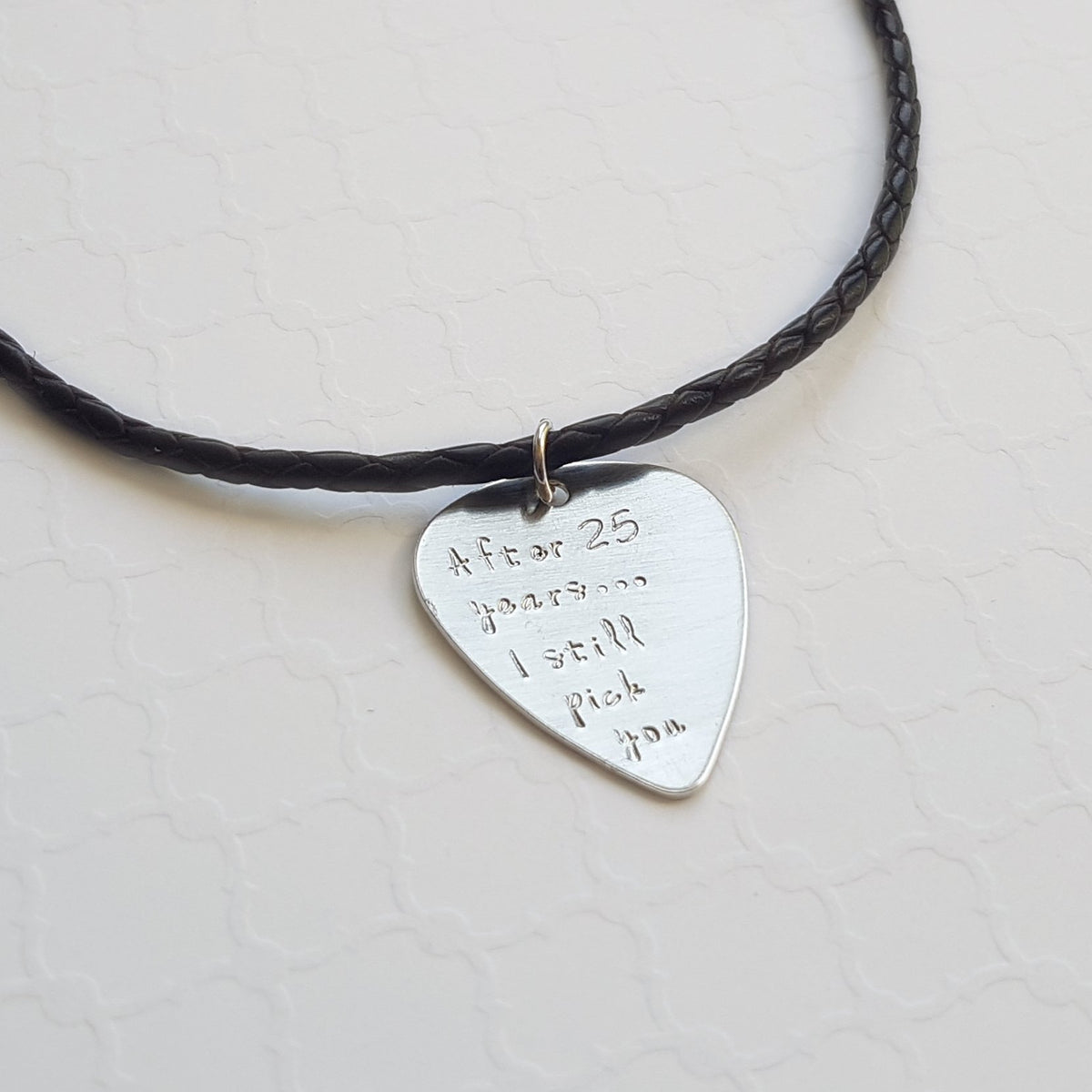 Guitar on sale pick necklace