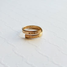 Load image into Gallery viewer, keep going wrap ring in yellow gold