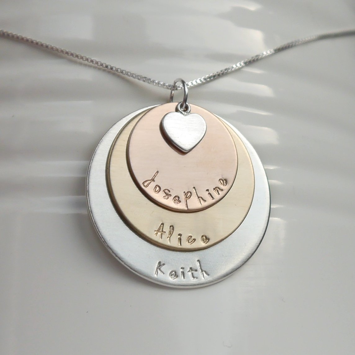 Necklace with daughters on sale names